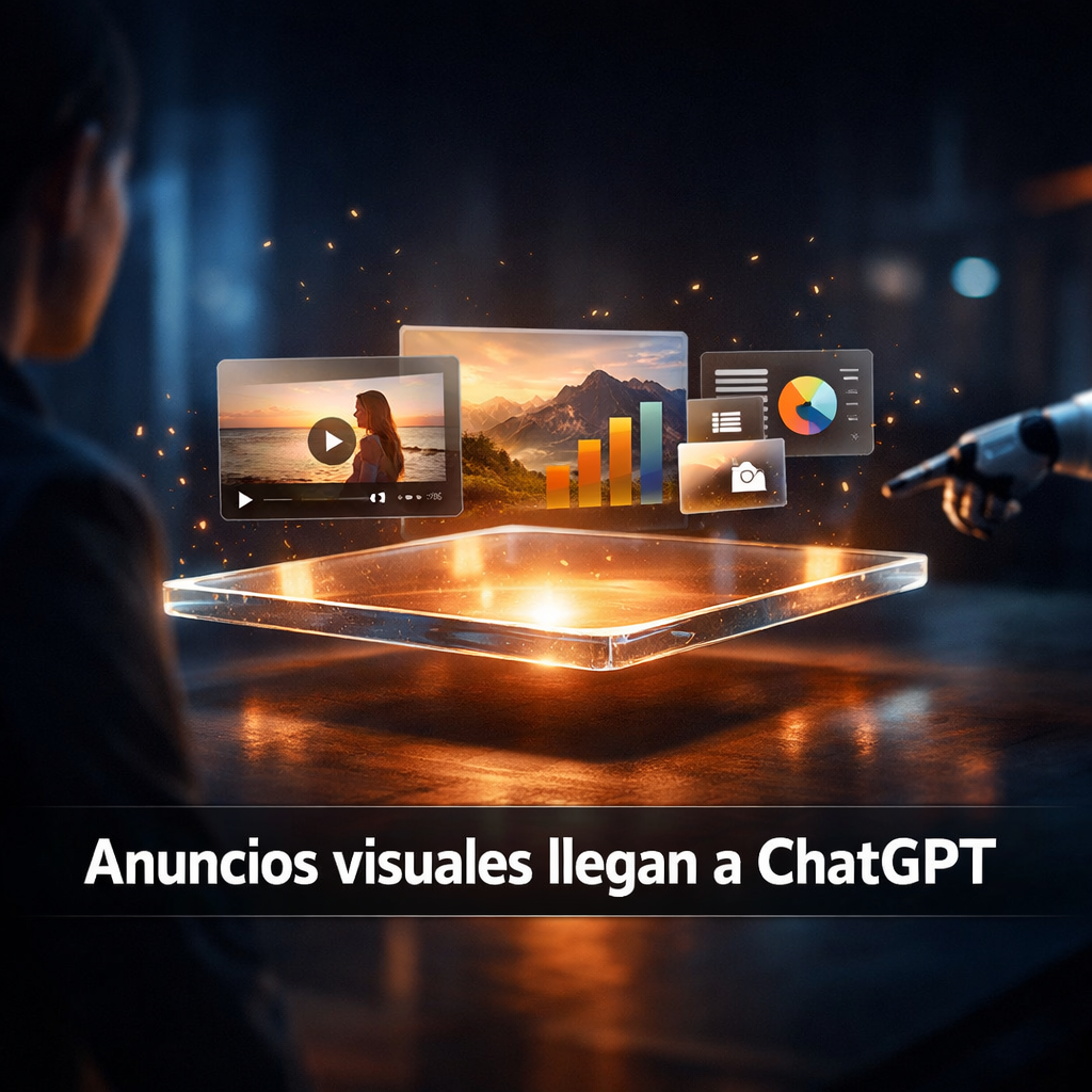 OpenAI introduce anuncios visuales en ChatGPT y amplía medición publicitaria