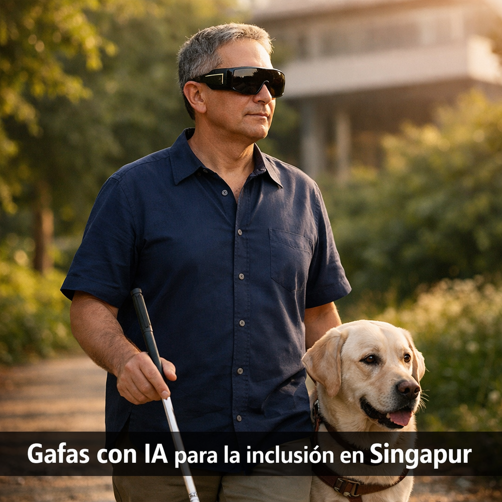 Meta dona 1.000 gafas con inteligencia artificial a la comunidad con discapacidad de Singapur